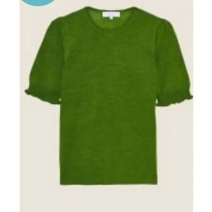Pearl by Lela Rose Crewneck Knit in green sz XS